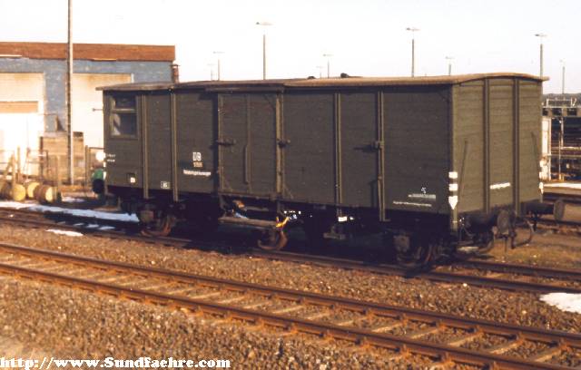 Bahnhofswagen in Puttgarden 1983 Foto: K. Schulz