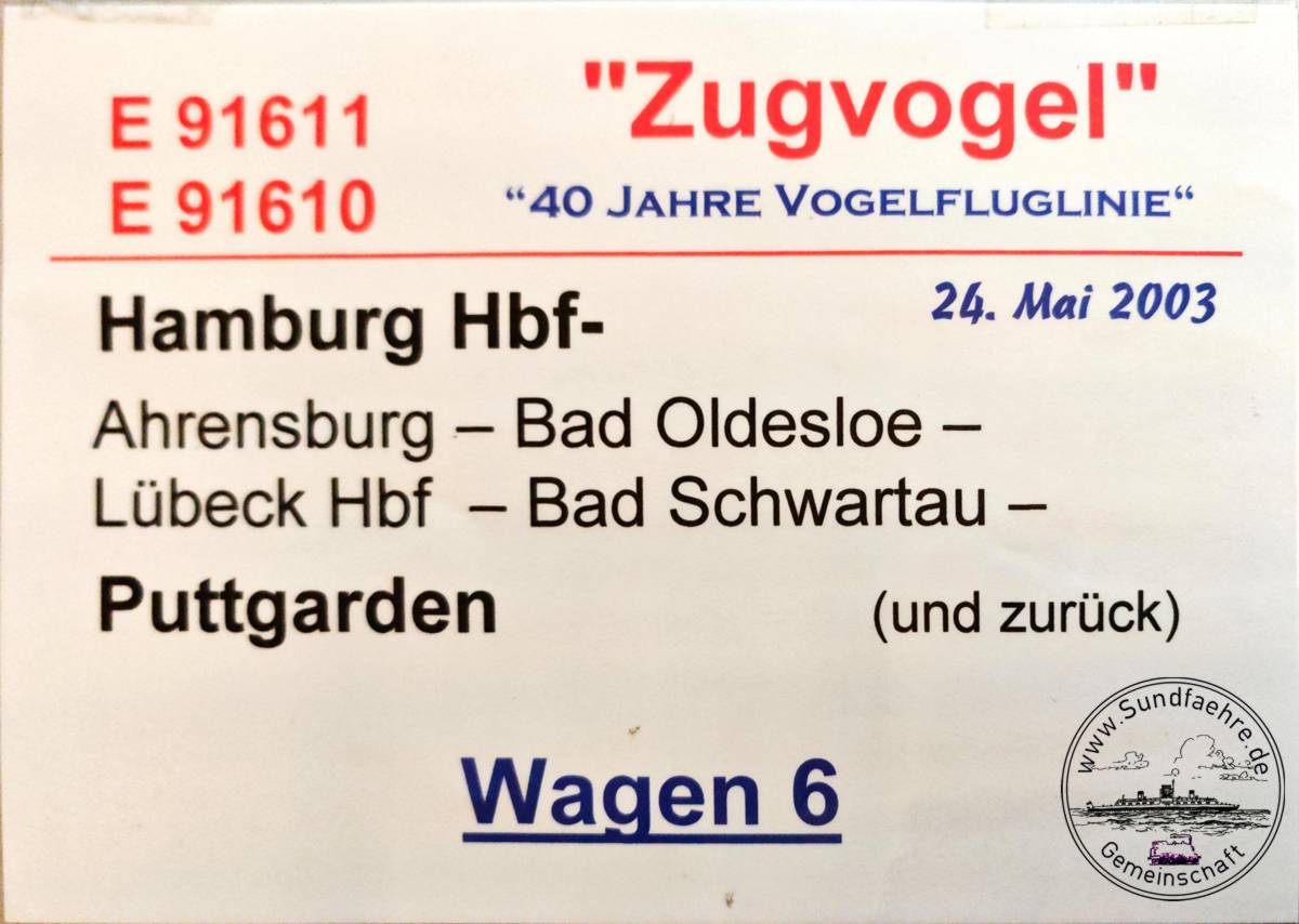 2003 05 24 E 91611 Zugvogel