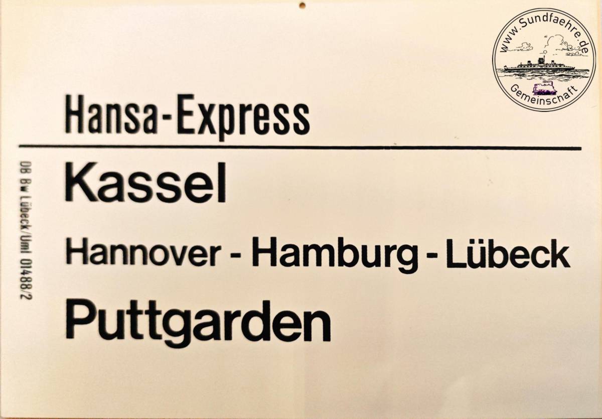 Hansa Express Kassel Puttgarden