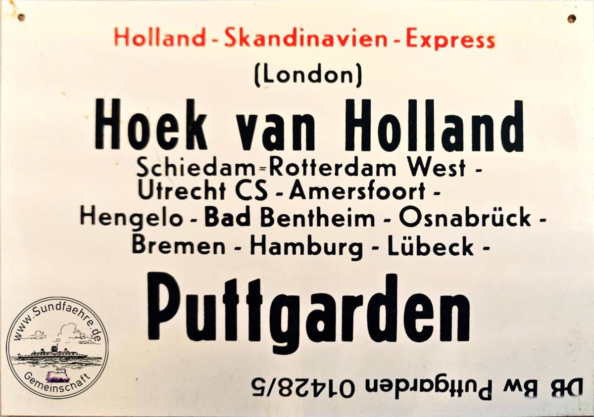 Holland Skandinavien Express Hoek Putt