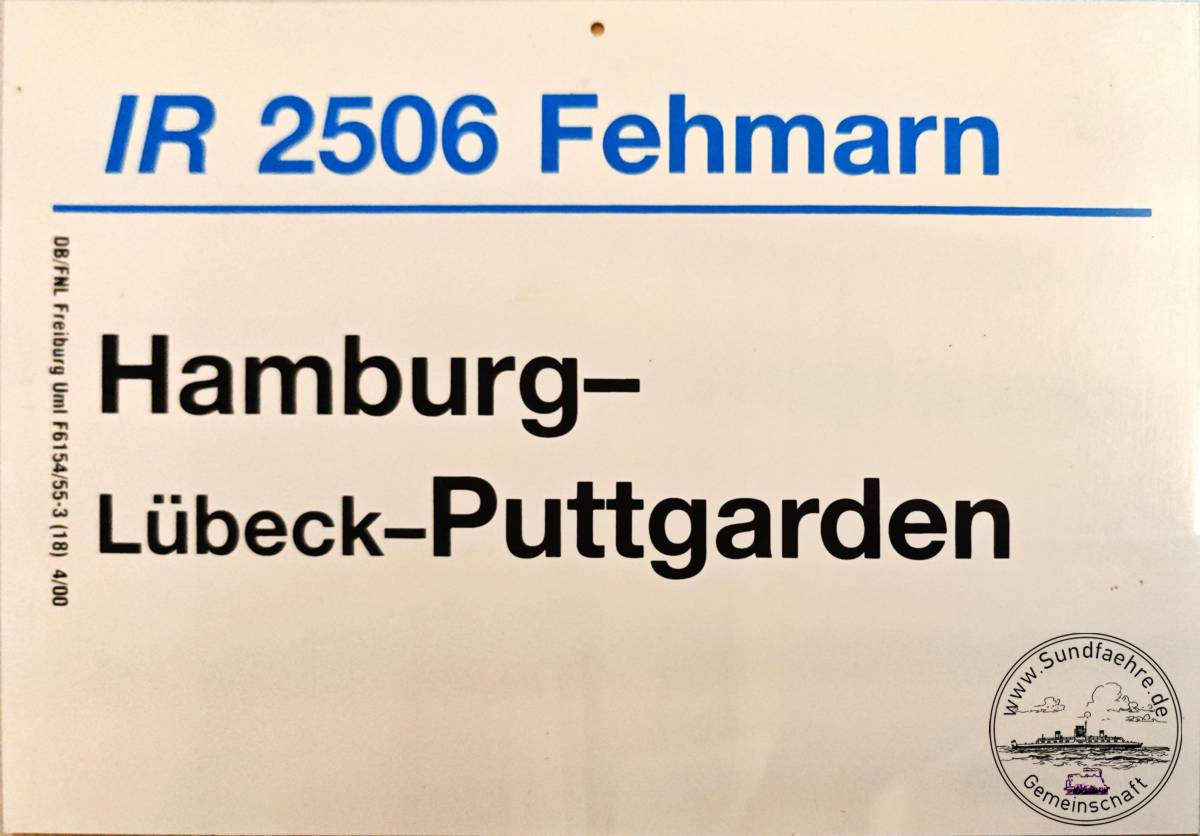 IR2506 Fehmarn HH HL Puttgarden