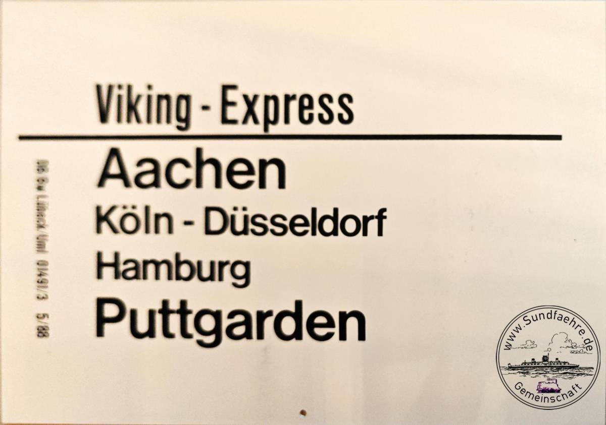 Viking Express Aachen Puttgarden