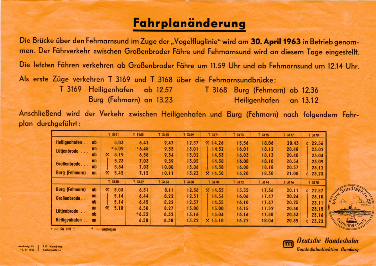 1963 04 30 Fahrplanaenderung c