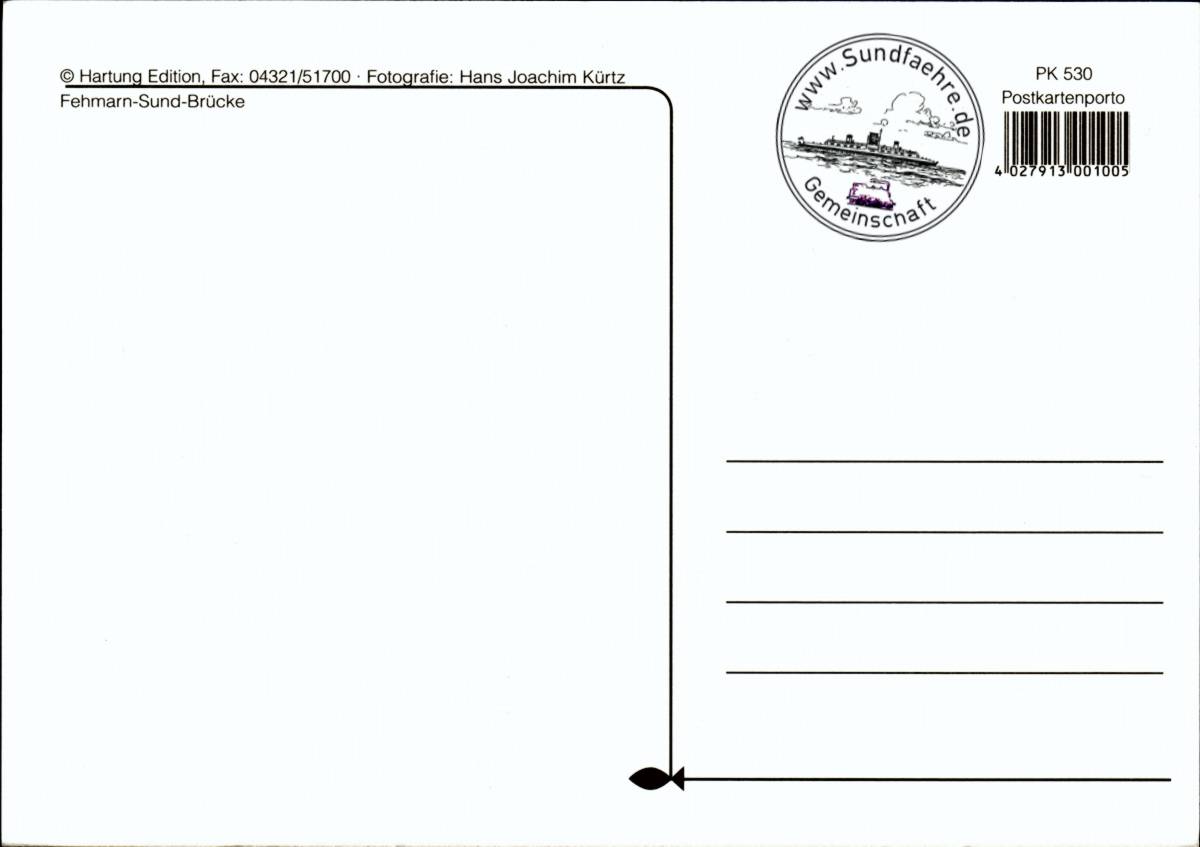1985 Fehmarn Sund Bruecke Hartung Edition Hans Joachim Kuertz rs 72web