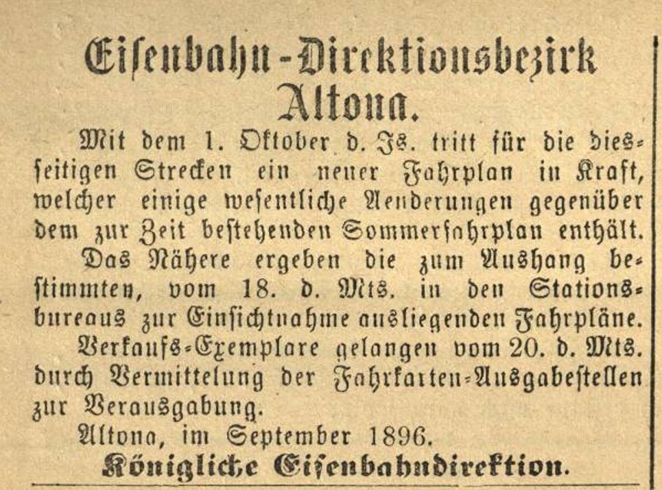 1896 09 16 ED Altona Fahrplan