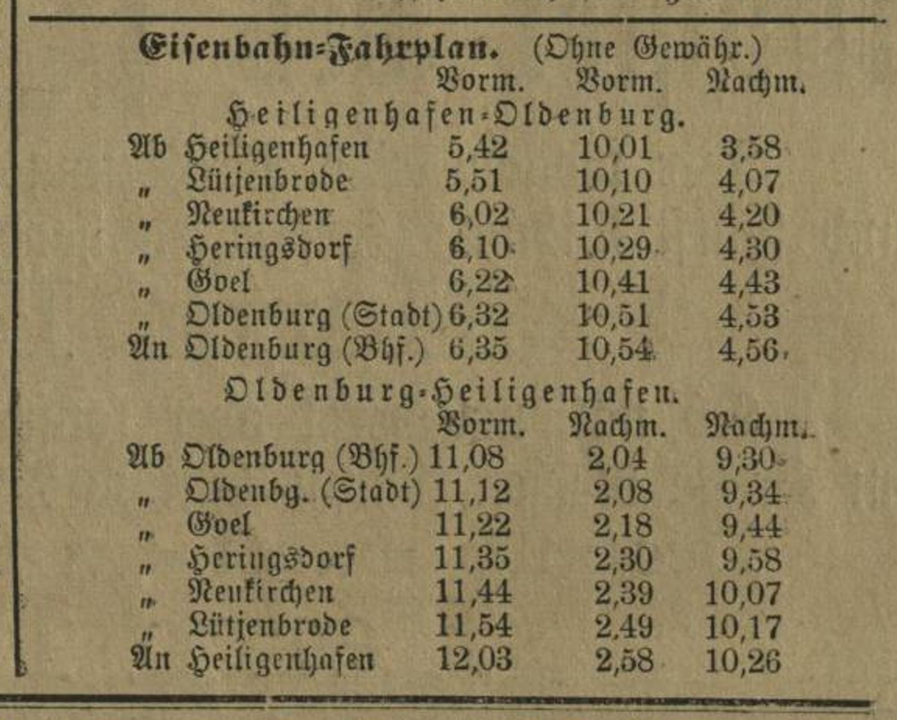 1898 06 15 Fahrplan Sommer