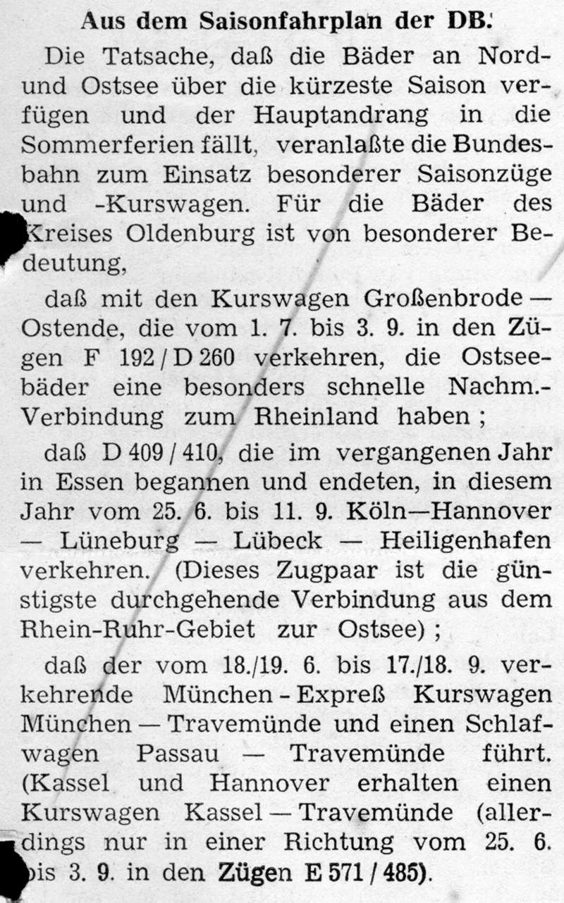 1955 07 05 HP Aus dem Saisonfahrplan der DB
