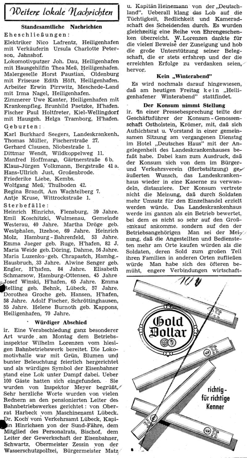 1955 11 04 HP Wuerdiger Abschied Lorenzen