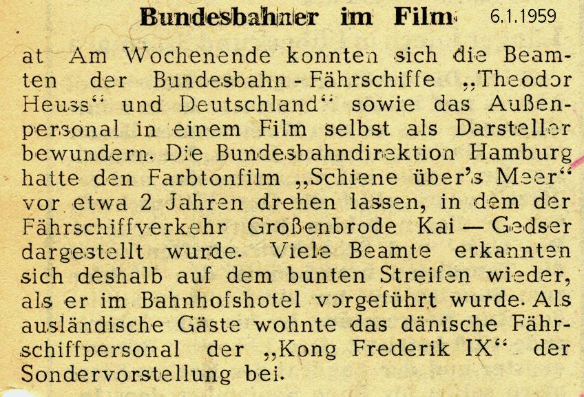 1959 01 06 Bundesbahner im Film Schiene uebers Meer