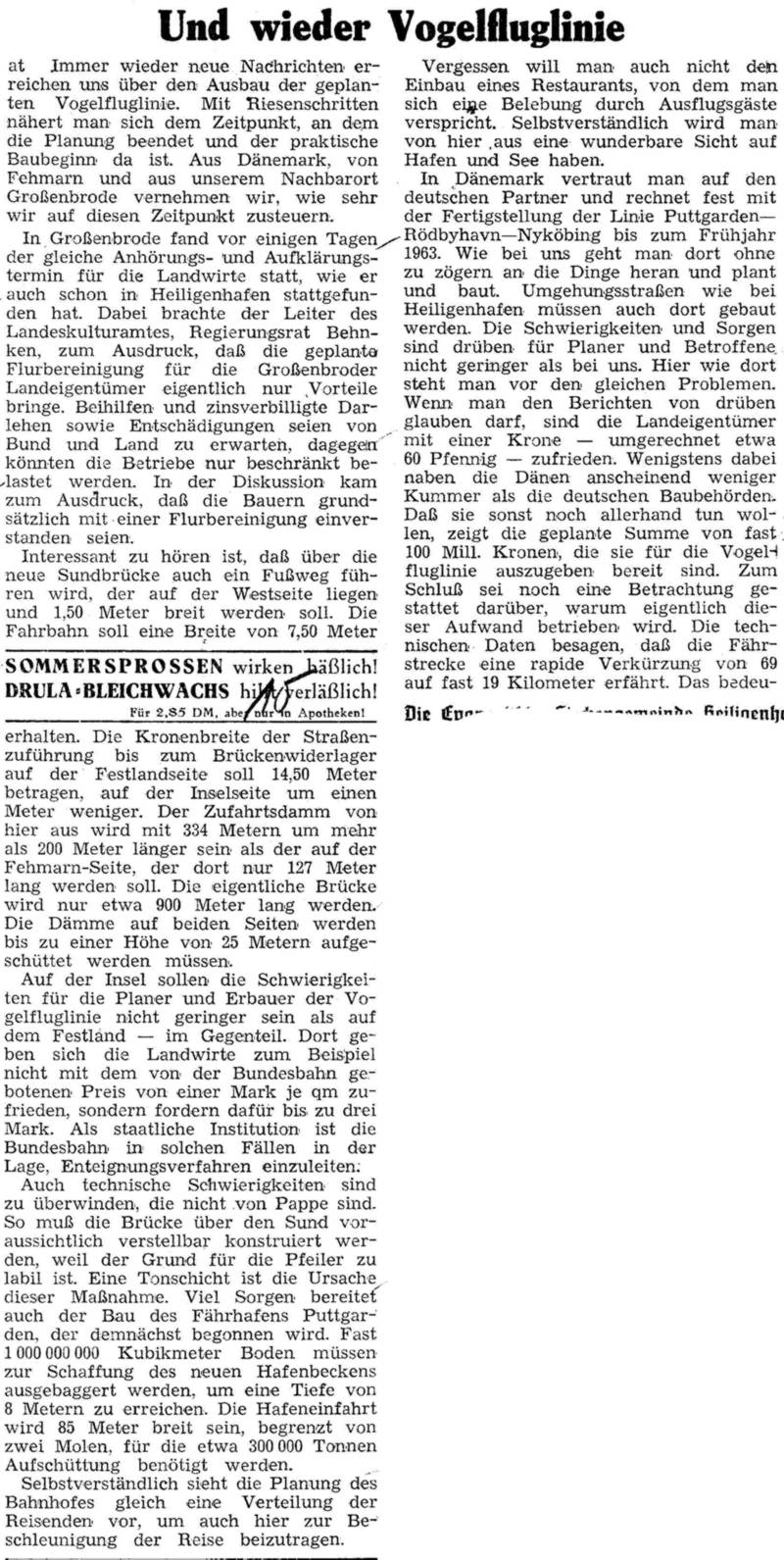 1959 06 05 Und wieder Vogelfluglinie