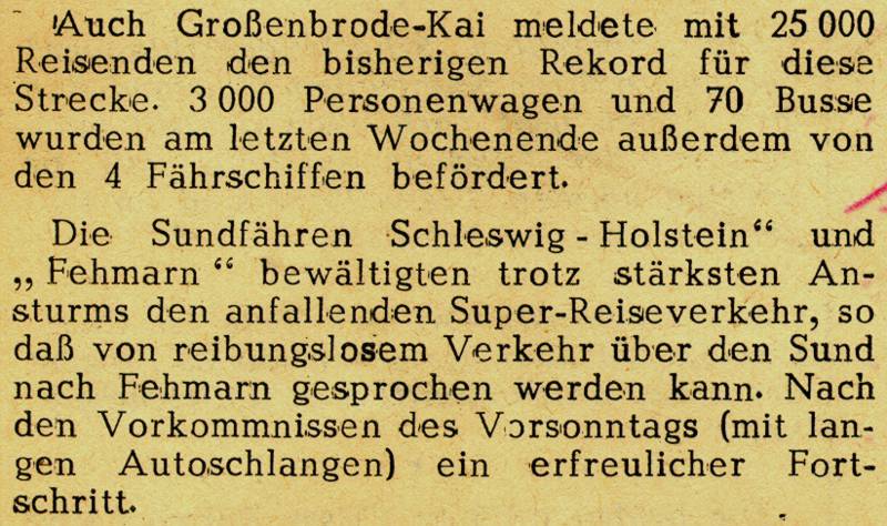 1959 07 24 Weitere lokale Nachrichten GRB Kai 25000 Reisen