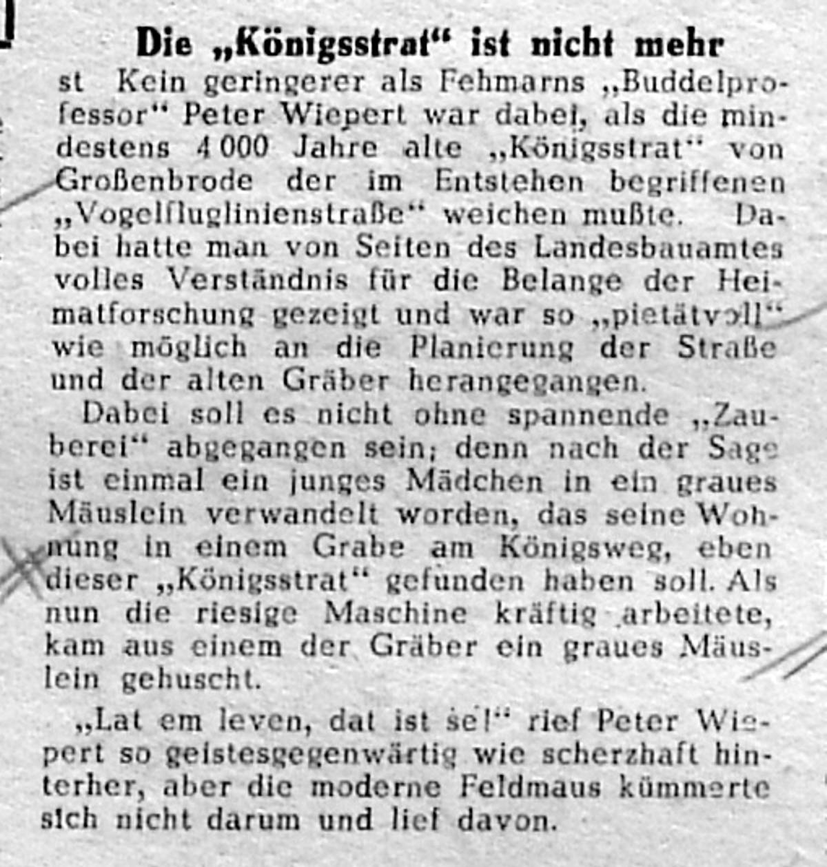 1960 02 12 HP Die Königsstraat ist nicht mehr