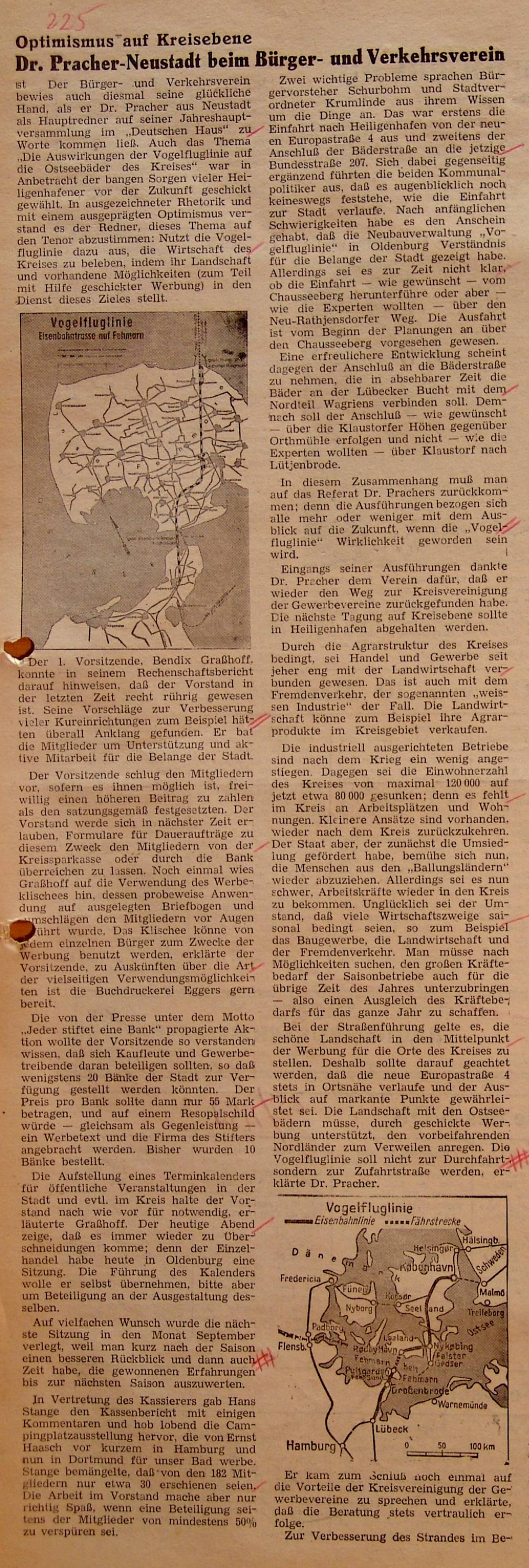 1960 03 18 Dr Pracher Neustadt beim Buerger und Verkehrsverein I