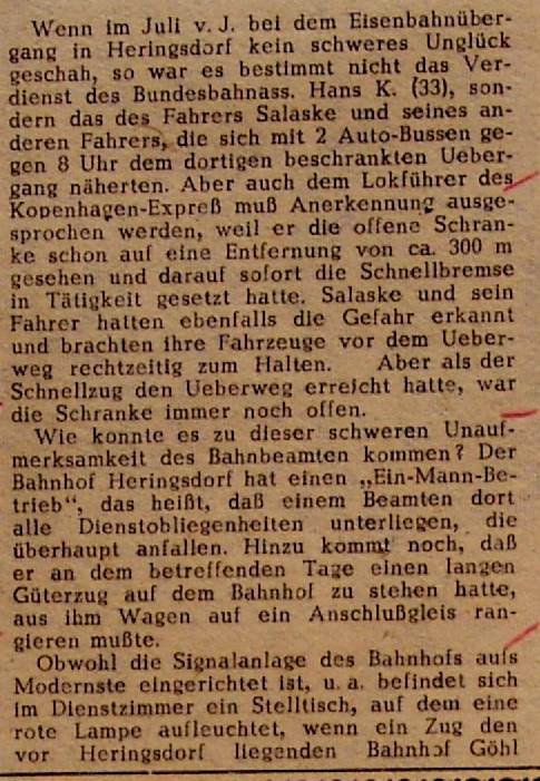 1960 03 22 Unfall BÜ Heringsdorf I