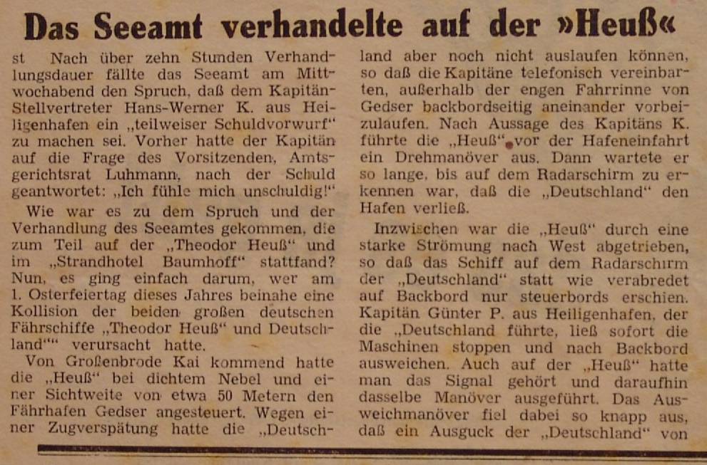 1960 05 13 Das Seeamt verhandelte auf der Heuss I