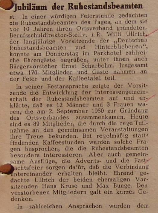 1960 10 25 Jubiläum der Ruhestandsbeamten I