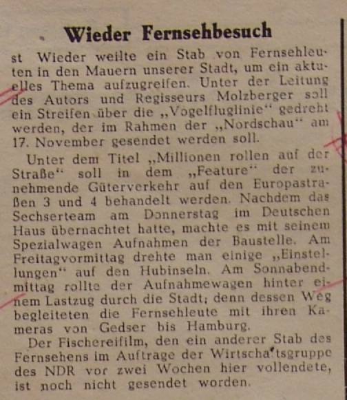 1960 11 08 Wieder Fernsehbesuch