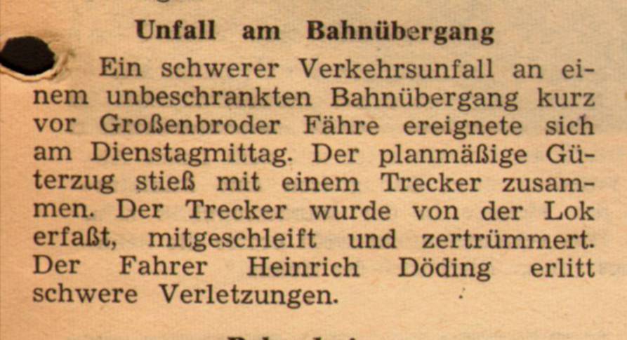 1961 07 28 Unfall am Bahnübergang GRB Fähre