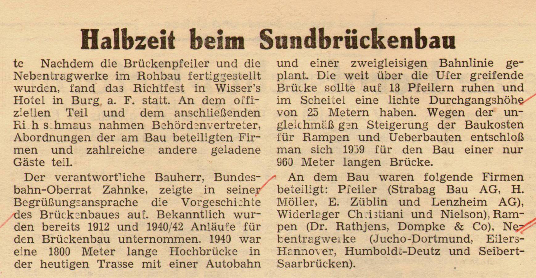 1961 11 18 Halbzeit beim Brückenbau
