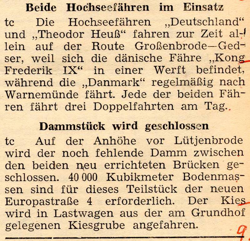 1962 01 16 Beide Hochseefähren allein im Einsatz