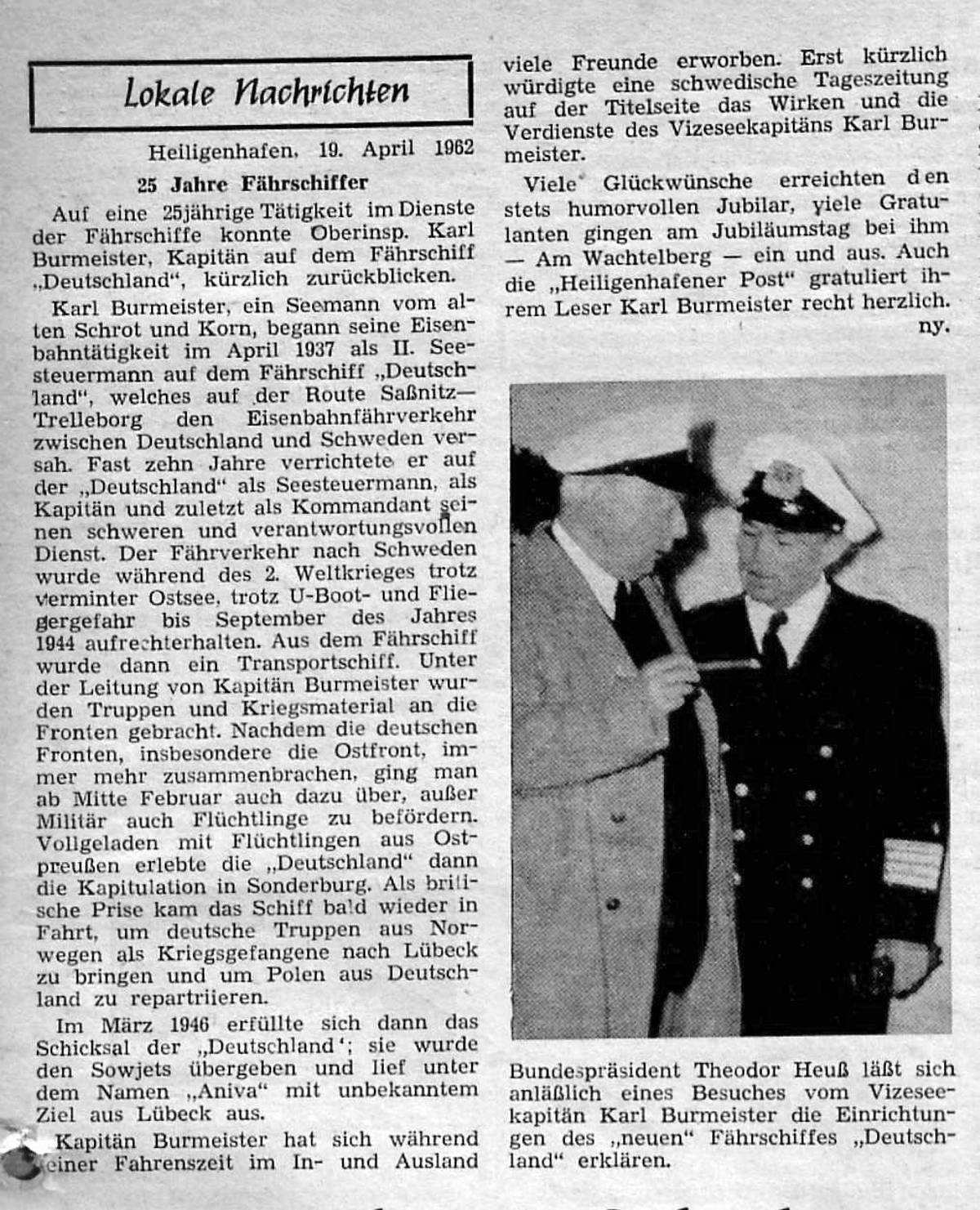 1962 04 19 Burmeister 25 Jahre Fährschiffer
