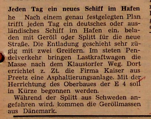 1962 05 25 Jeden Tag ein neues Schiff im Hafen