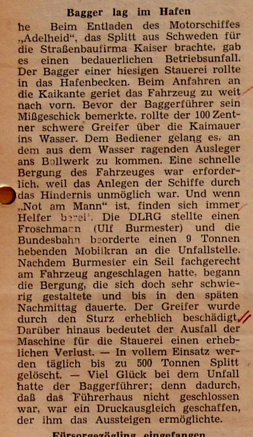 1962 05 29 Bagger lag in Hafen