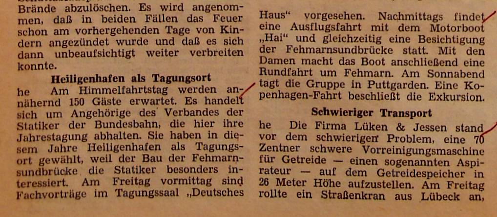 1962 05 29 Heiligenhafen als Tagungsort Bundesbahn