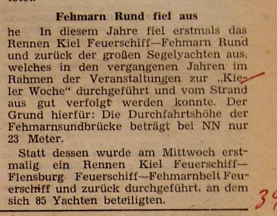 1962 06 22 Fehmarn Rund viel aus Sundbruecke
