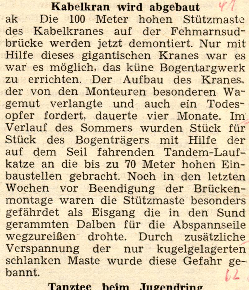 1963 01 29 Kabelkran wird abgebaut