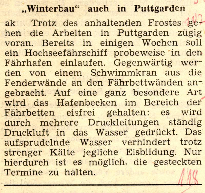 1963 02 01 Winterbau auch in Puttgarden