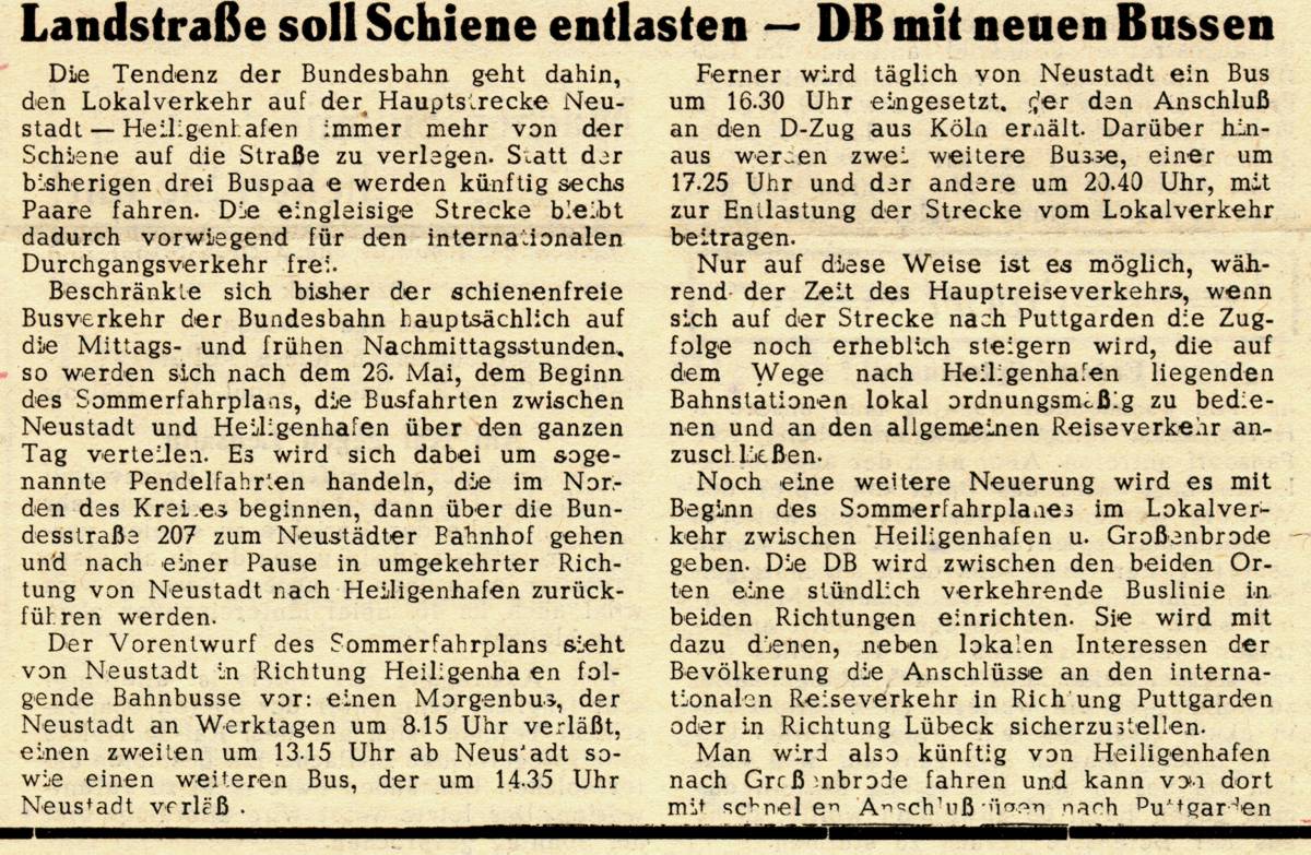 1963 02 08 Strasse soll Schiene entlasten A DB mit neuen Bussen