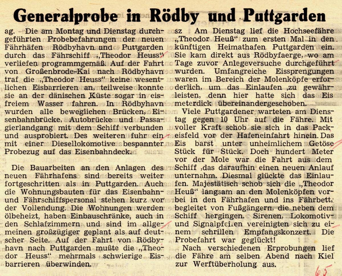 1963 02 15 Generalprobe in Rodby und Puttgarden fbg