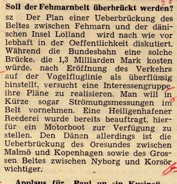 1963 03 12 Soll der Fehmarnbelt ueberbrueckt werden