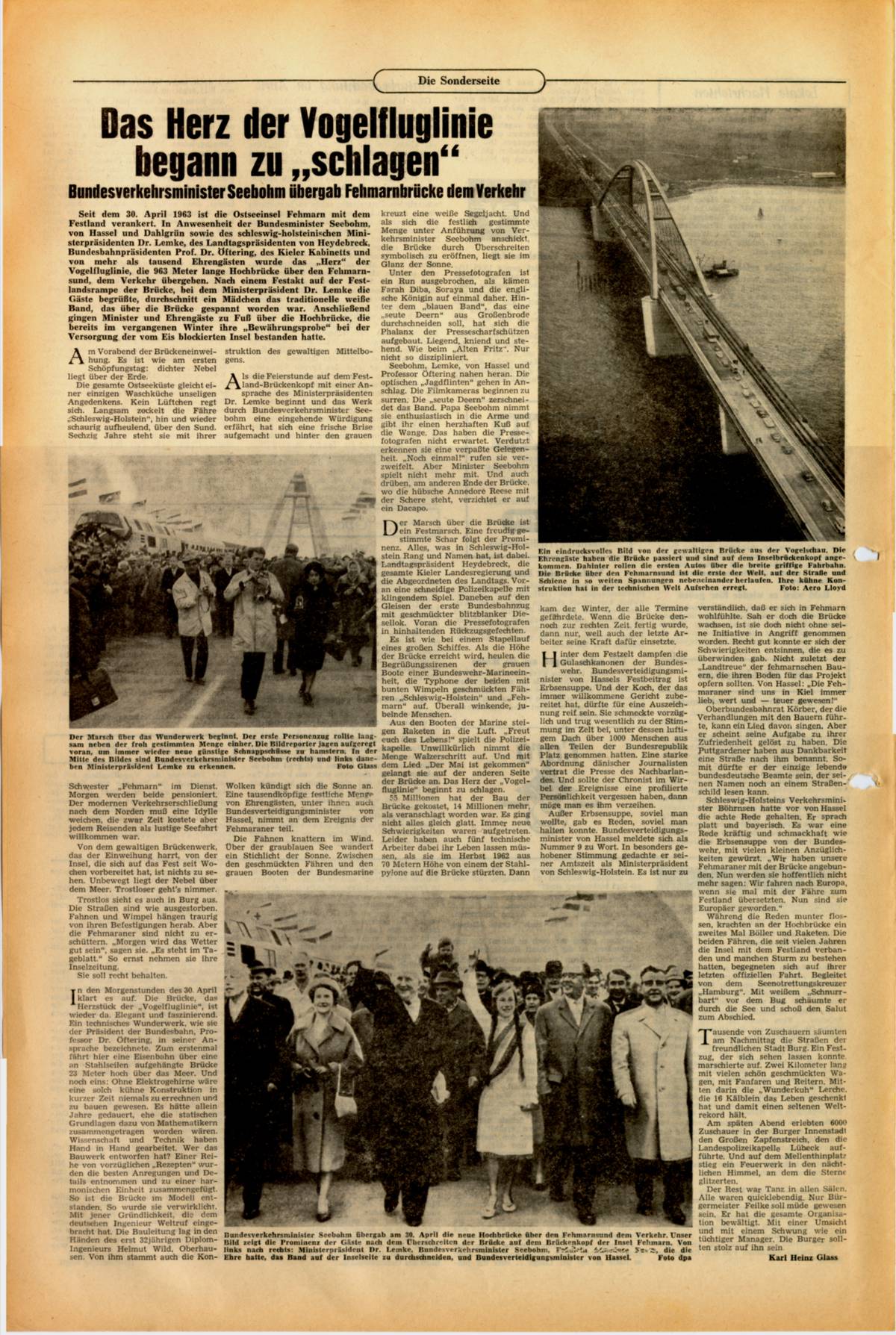 1963 05 03 Das Herz der Vogelfluglinie begann zu schlagen