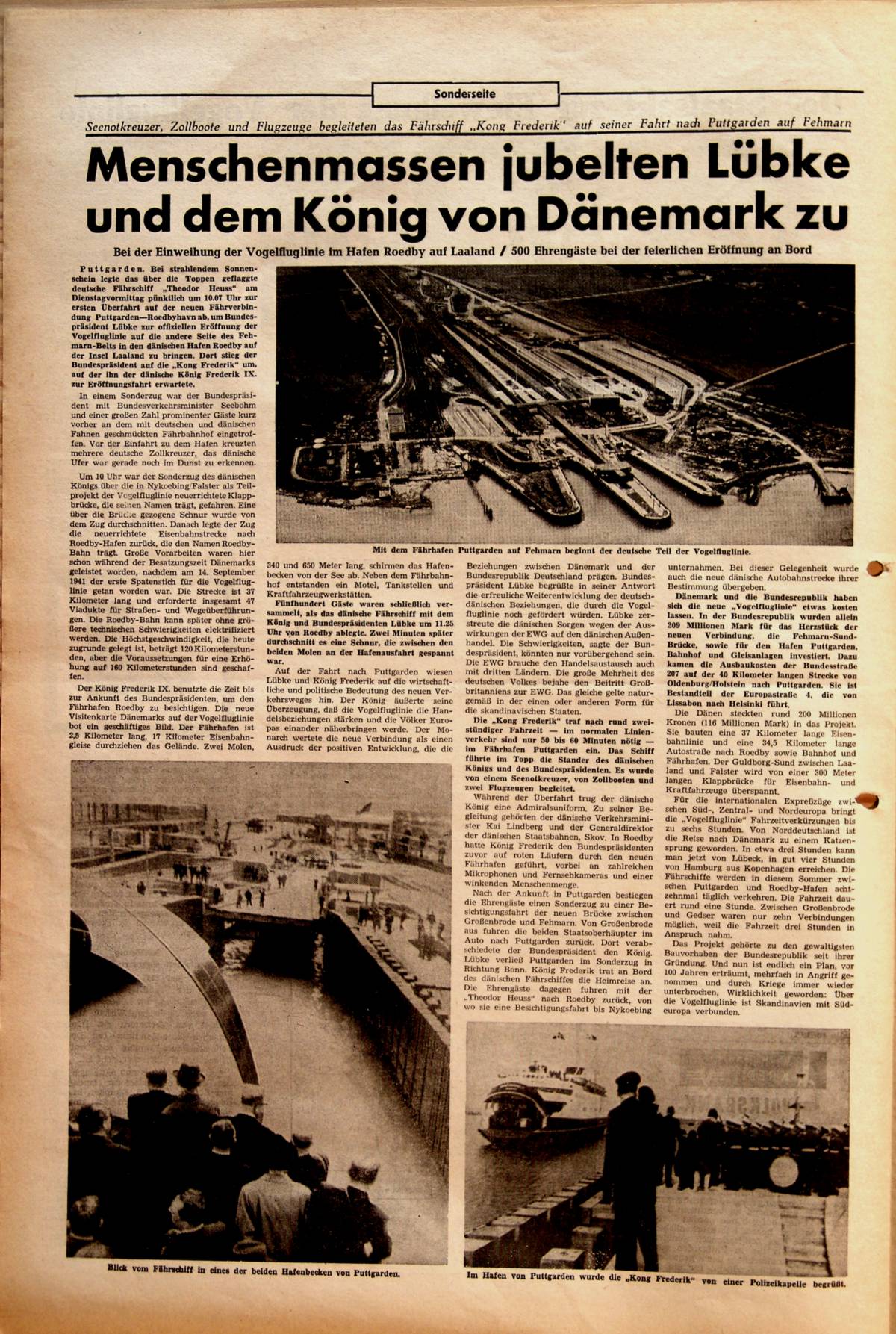 1963 05 17 18 Der Staatsakt zur Einweihung der Vogelfluglinie 2