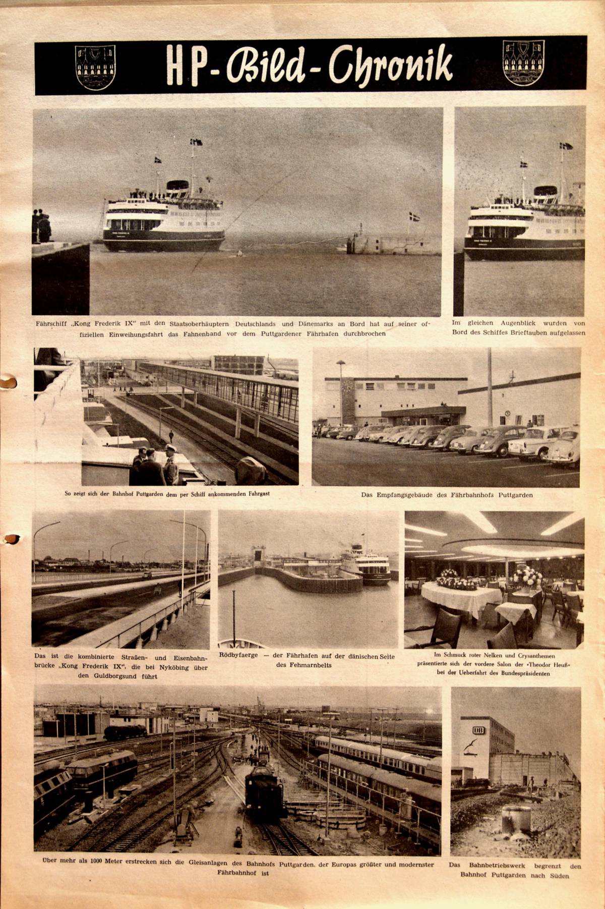 1963 05 17 18 Der Staatsakt zur Einweihung der Vogelfluglinie 3