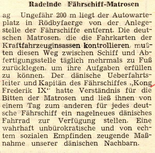 1963 06 07 Radelnde Faehrschiff Matrosen
