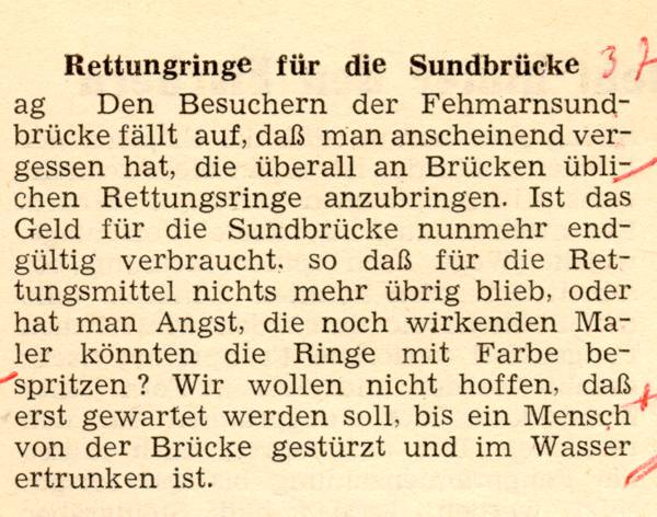 1963 06 14 Rettungsringe für die Sundbruecke