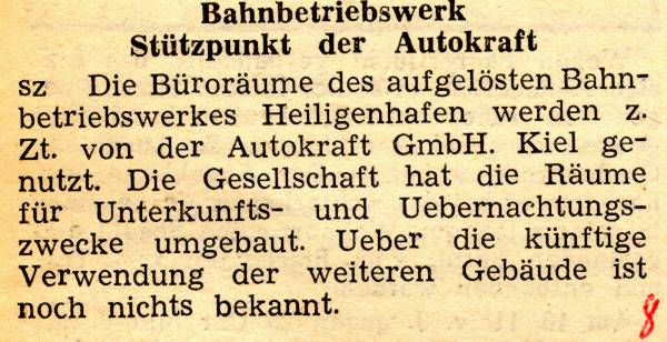 1963 07 19 Bahnbetriebswerk Stuetzpunkt der Autokraft