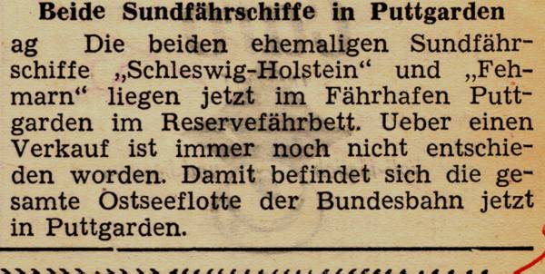 1963 09 20 Beide Sundfaehrschiffe in Puttgarden