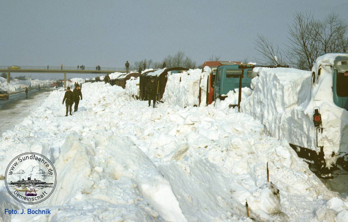 1979 Zug im Schnee