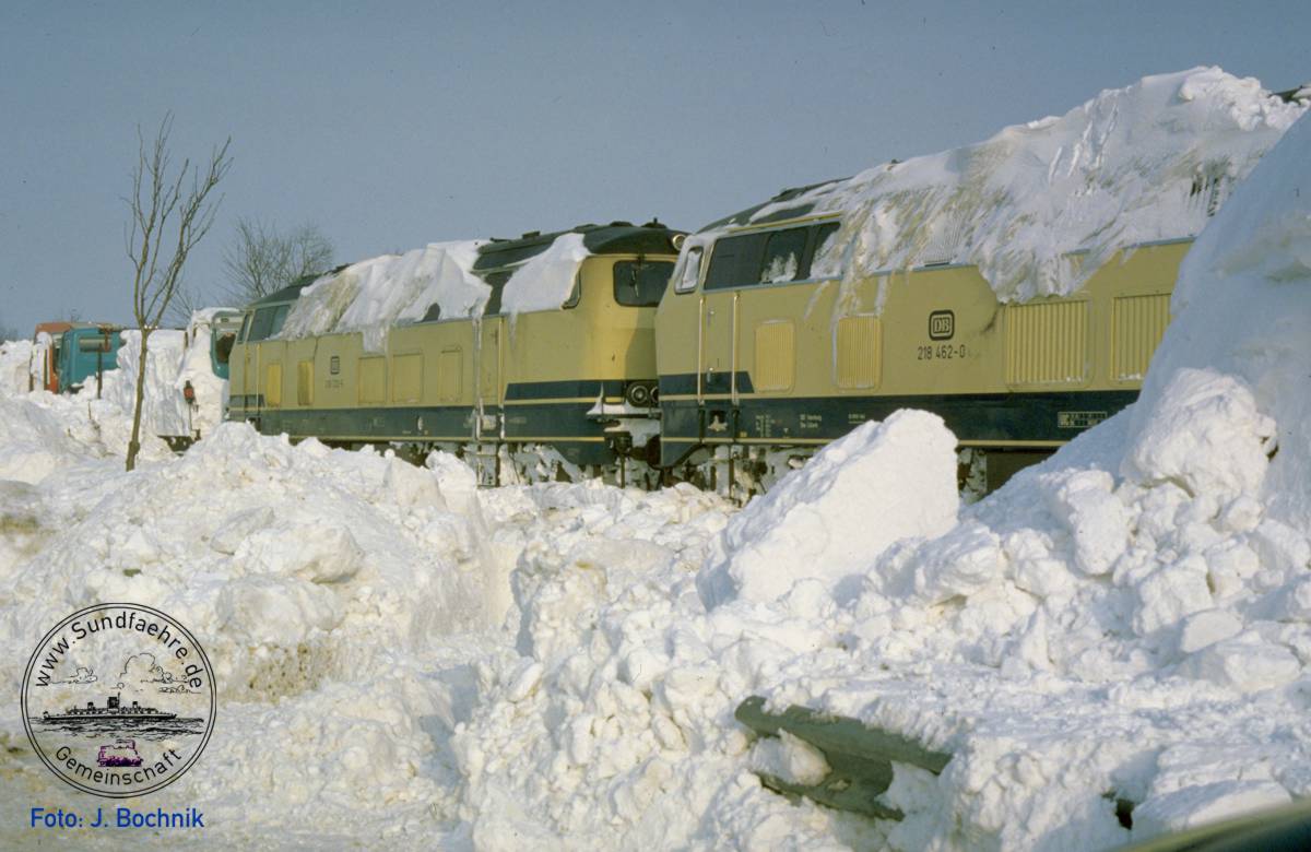 1979 Zweiter Zug im Schnee