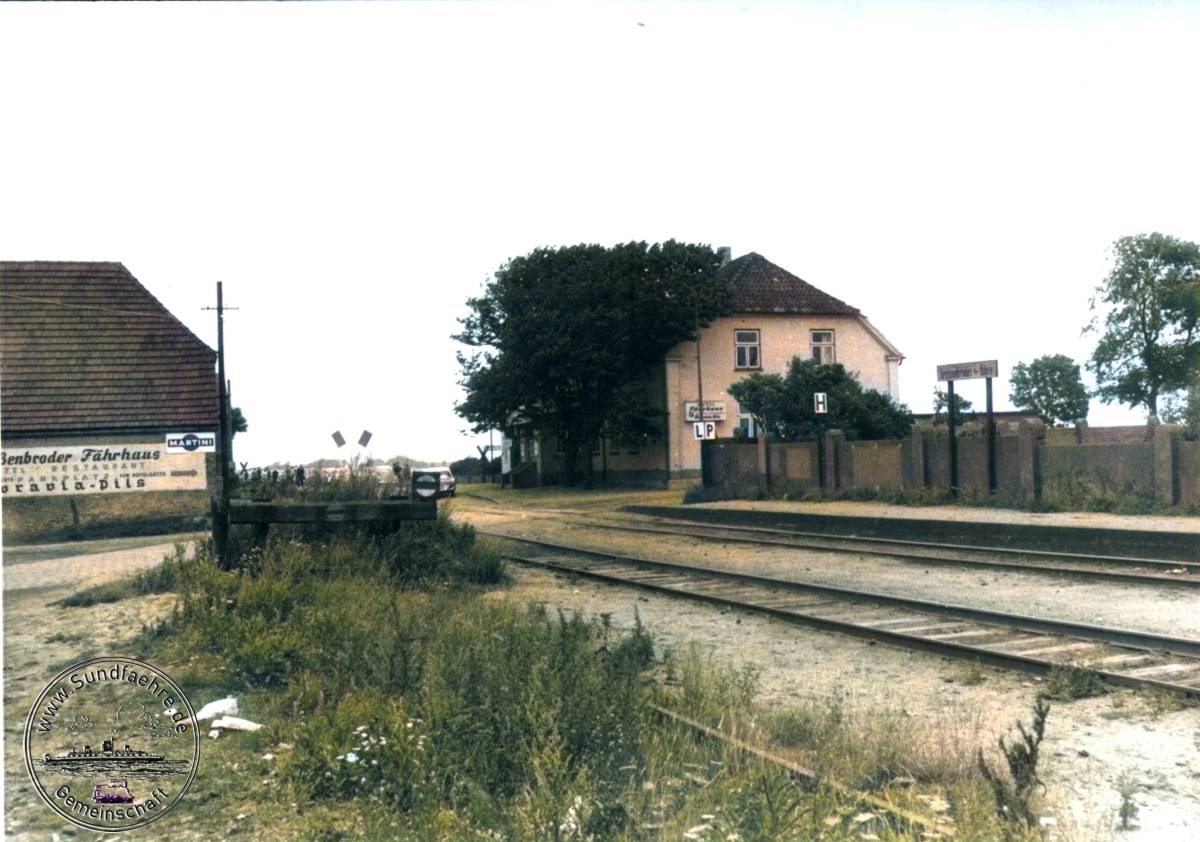 1962 08 11 077 47 Bahnhof Großenbroder Fähre